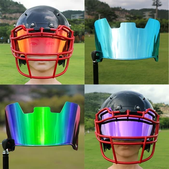 Chrome Anti-Fog Football Visor 1