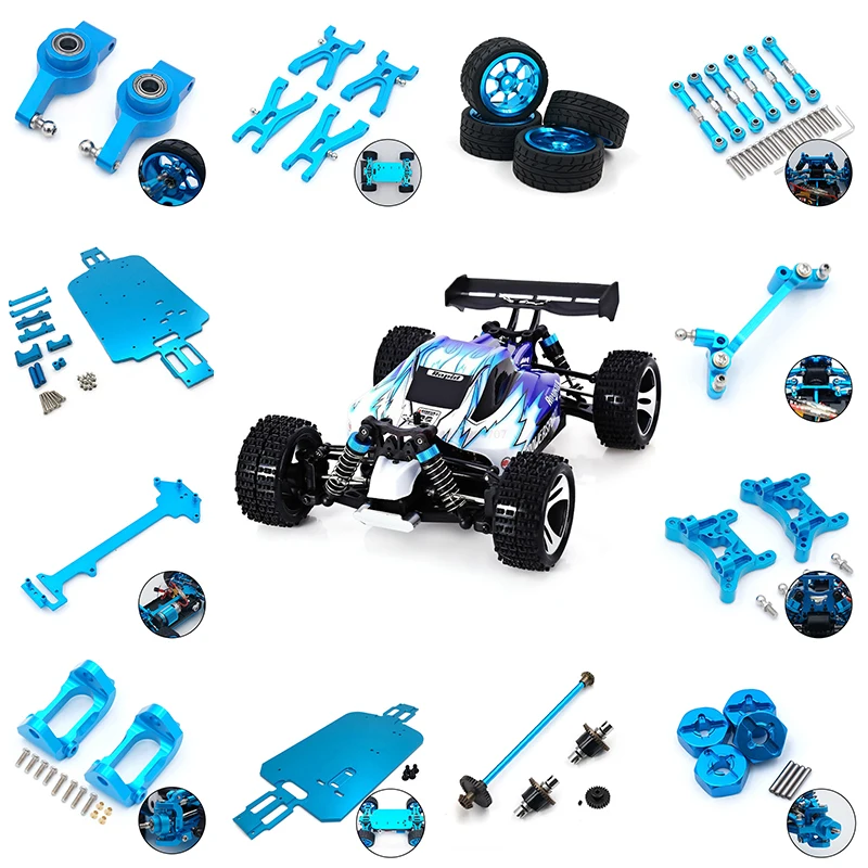 RC Car Spare Parts, Atualizar Metal, Peças Diferenciais, Parte inferior do carro, WLtoys A949, A959, A969, A979, A959-B, A969-B, A979-B, A949-23, A959-B-27