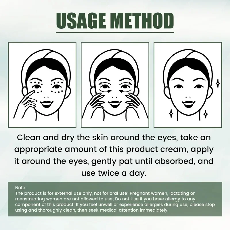 Anti aging eye cream firming anti-wrinkle lighten fine lines remove eye bags dark circles Puffiness Moisturizing eyes care