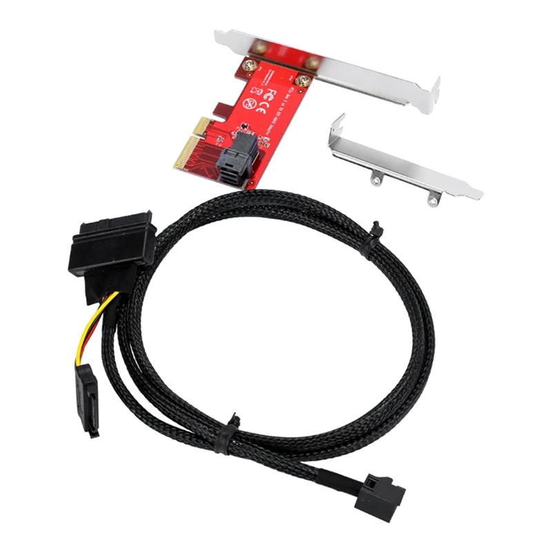 Pcie To U.2 Adapter Card Sff8643 Gen 3 /4 lane Card For Ssd With Minisas (sff8643) To 8639 U