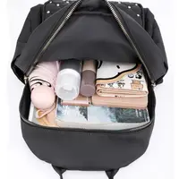 Fashion Bagpack Women High Quality Nylon Backpacks Female Big Travel Back Pack Large School Bags for Teenage Girls Shoulder Bag 3