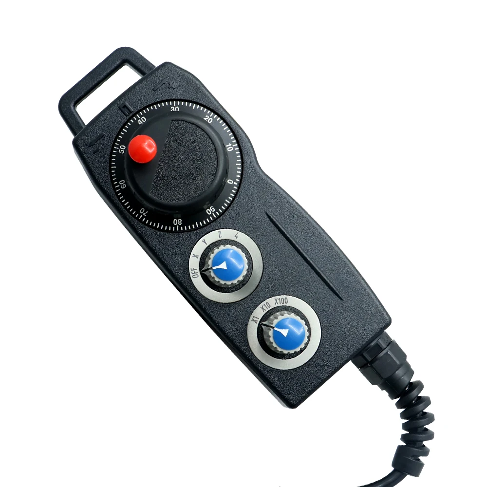 HLTNC 4 6-Axis NEW Manual Pulse Generator 5V 24V Handwheel 100PPR 25PPR MPG Universal Pendant Handwheel For CNC Machining Center