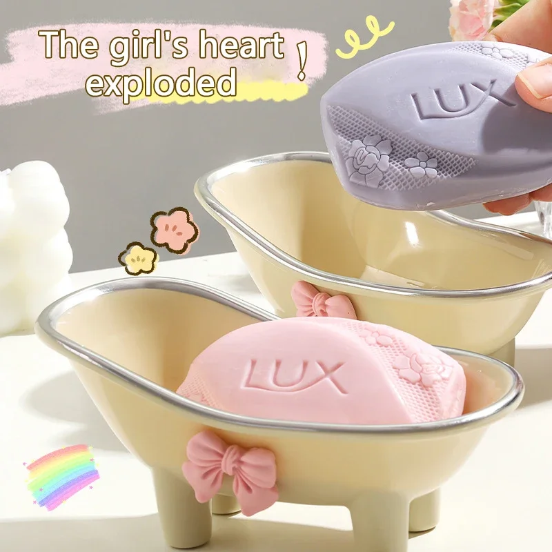 1cutebathtubshapedsoaptrayPlasticssoapholdercutecreativesoap