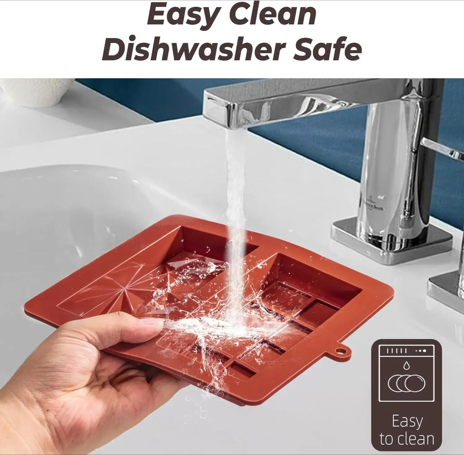 Dubai Chocolate Mold Bar for Pistachio and Other Chocolate Bars, Thick Silicone Mold fo... - SKU DCMB1801 - UGI Packaging