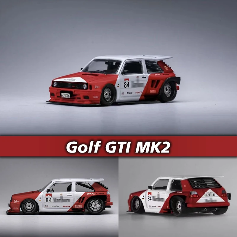 

PreSale Liberty64 1:64 Golf MK2 KS Concept Modified Version Diecast Diorama Model Collection Miniature Carros Toys