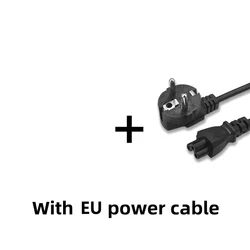 Universal 3 - Pin Cloverleaf Power Cord - 1.5m/4ft (EU Plug)