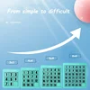 Digital Klotski Slide Pupils Magnetic Number Sliding Puzzle Game Huarong Road Board Math Early Educational IQ Training Toy Gift 4