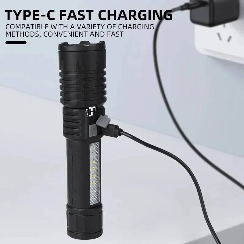 Powerful LED Rechargeable Flashlight 6