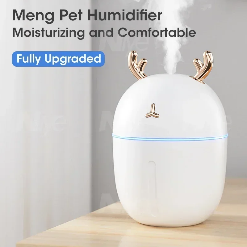 Air Humidifier USB Mini Cute Pet Office Mute Desktop Humidifier Aromatherapy Humidifiers Essential Home Car Air Purifier