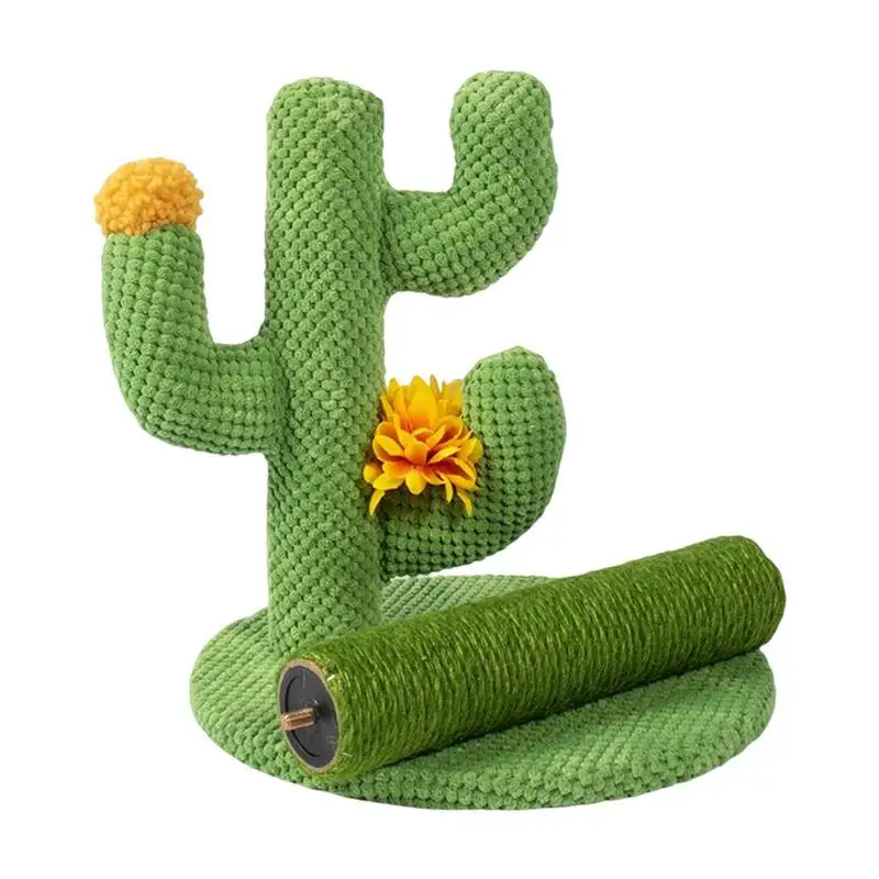 

Cactus Cat Scratcher Tree Pet Products Cactus Shaped Cat Scratcher Interactive Kitten Scratcher Featuring 3 Scratching Poles For
