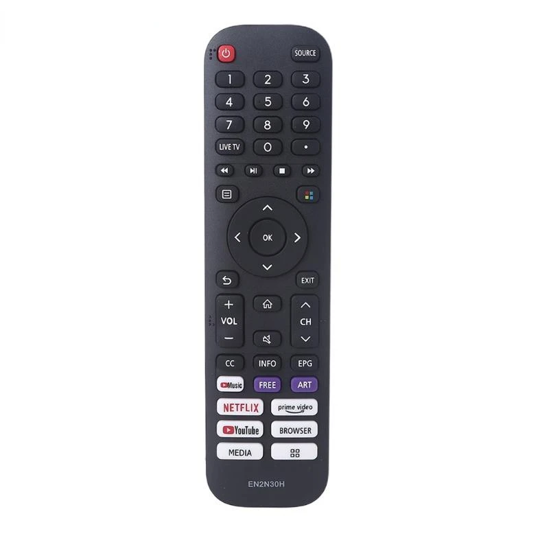 

Пульт дистанционного управления для VU Hisense 4K UHD светодиодный Smart TV EN2N30H EN2Q30H EN2B30H EN2G30H 55A7300F 55A7500F EN2A30 EN2P30H EN2K30P