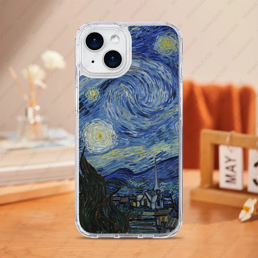 Van Gogh's Landscape Art Shockproof 2-in-1 Protective Case with Bumper Guard
