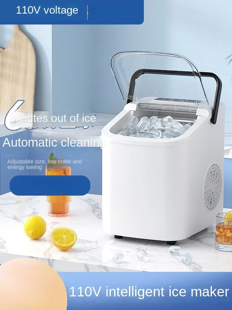

110V ice making machine for home and commercial use fully automatic ice making machine for the United States, Japan and Canada