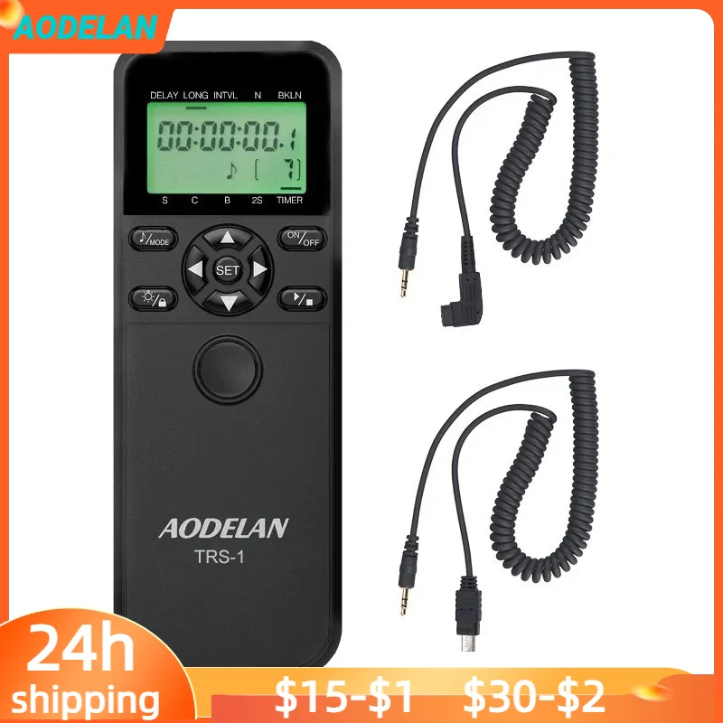 Intervalometer Timer Remote Control For Sony A7IV A7SIII A7RIV A7RIII A7RII A7III A7II A7SII A6100 A6300 A6400 A6600 camera remote shutter button camera remote shutter release