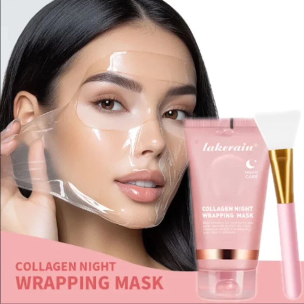 Revitalizing Korean Collagen Peel-Off Face Mask for Women - Anti-Wrinkle & Lifting Overnight Treatment