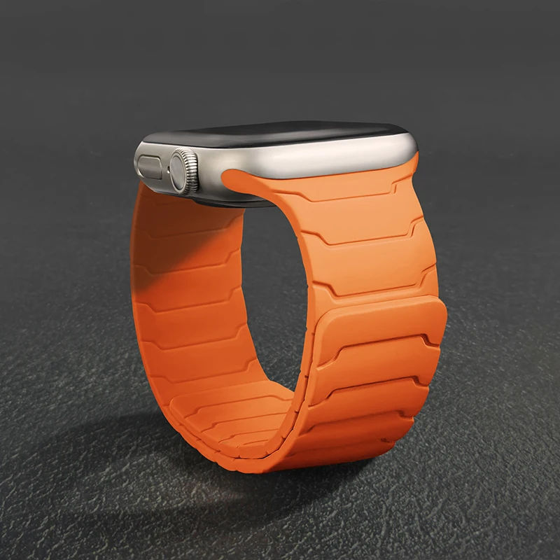 Magnetic Silicone Link Loop Bracelet