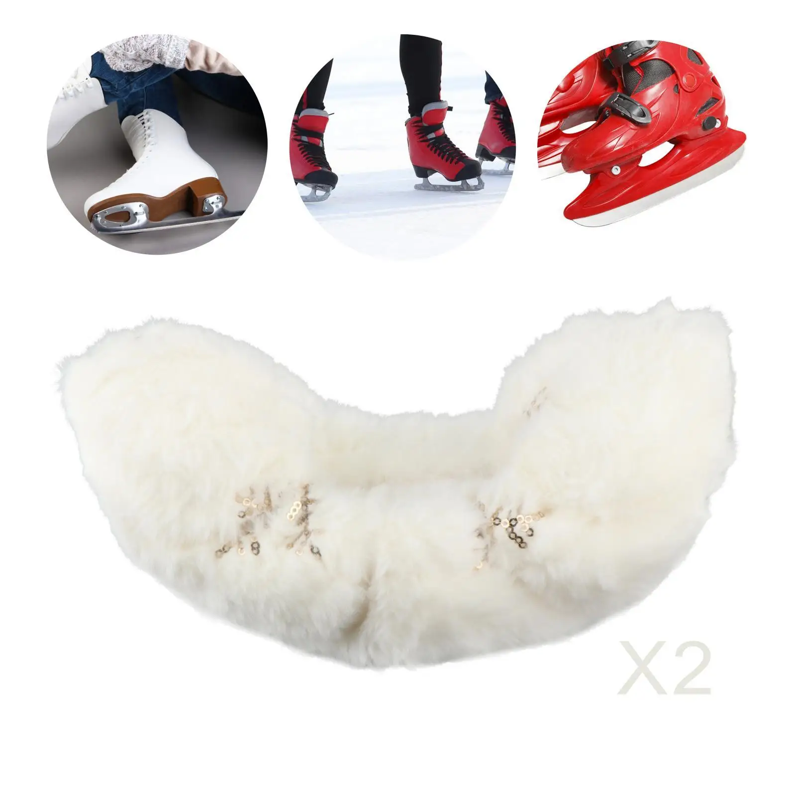 Ice Skate Blade Covers Soft Durable Portable Skating Cover for Sports Figure