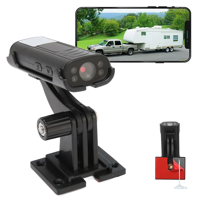 Rear View Camera Motion Detection Magnetic Adhesive Mount Wifi Reverse Hitch  Camera Set 1080P for RV for Camper for Shop