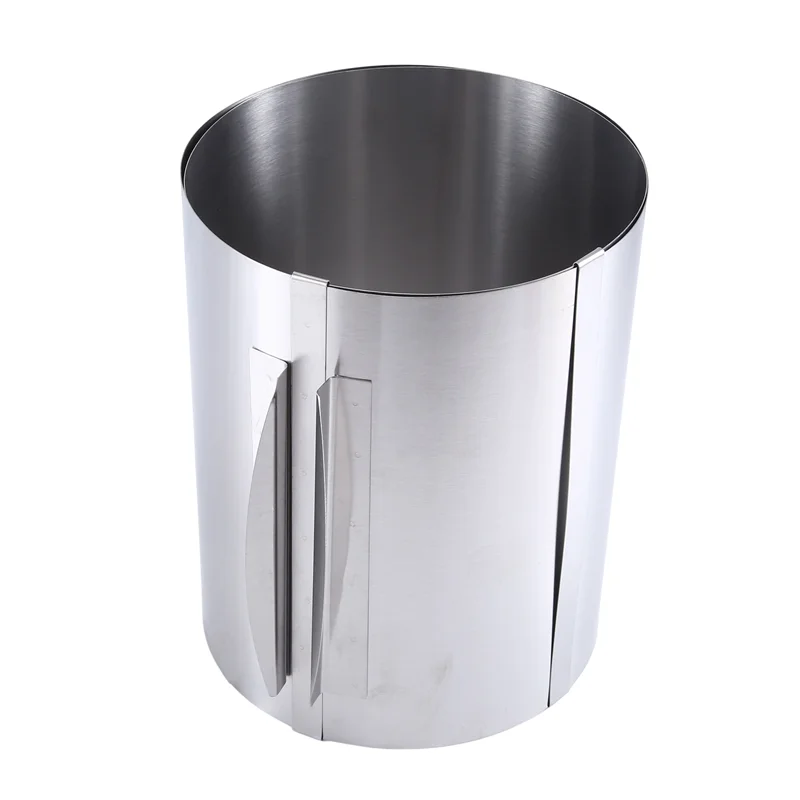Adjustable Baking Ring 20 cm Stainless Steel High For Easy Preparation