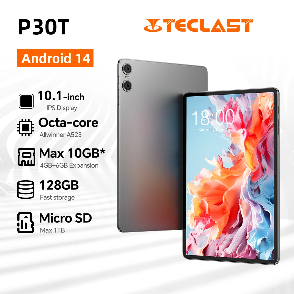 OUZRS Android 13 Tablette Tactile 10 Pouces, 12Go RAM, 128Go ROM(TF 1TB OUZRS Android 13 Tablette Tactile 10 Pouces, 12Go RAM, 128Go ROM(TF 1TB