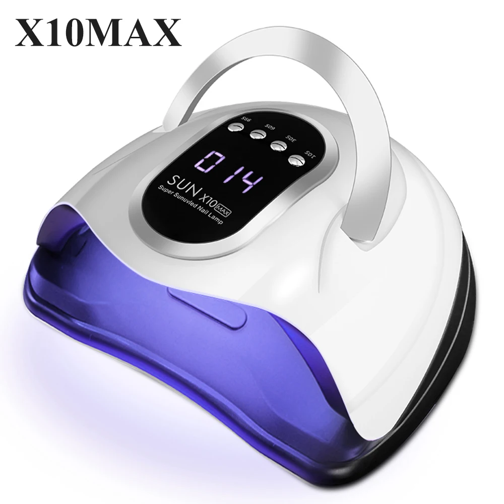 UV LED Nail Lamp Professional Gel Polish Drying Lamp with Automatic Sensing 4 Timer Nail Dryer