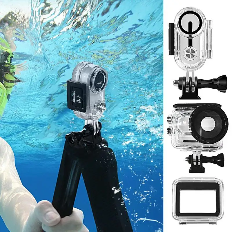 Custodia Subacquea Custodia Protettiva Subacquea Da 40M Per Go Pro Action Camera Accessori Cover Housing Mount Per Go Pro