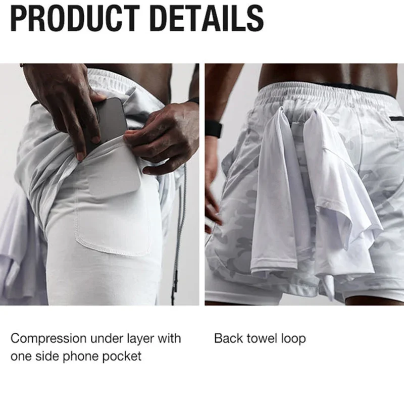 Cross Print 2 in 1 Workout Running Shorts for Men Christian Gym Performance Shorts with Phone Pocket Towel Loop Athletic Outfits 5