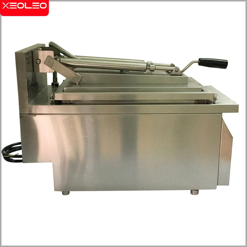 XEOLEO Commercial Dumpling Food Processor Auto-thermostat Control Pot Sticker Machine Intelligent Thickened Fried Buns Furnace