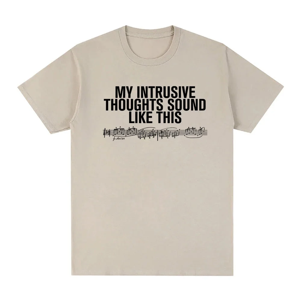 INTRUSIVE THOUGHTS BABY TEE 2026 new style ROSALIA Same As Official Website High Quality Tee-shirt 100%Cotton Soft Round Neck 4