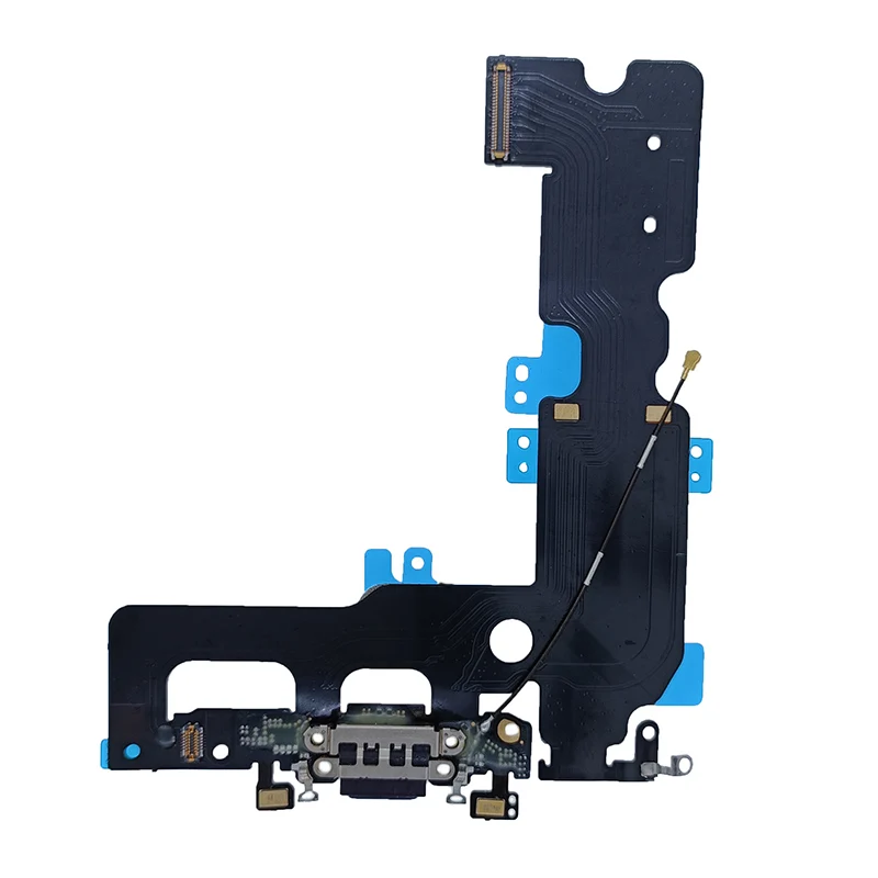 AliSunny 5pcs 충전 포트 플렉스 케이블 iPhone X XR XS 5 5S 5C SE 6 6S 7 8 Plus 충전기 독 커넥터 USB 수리 부품