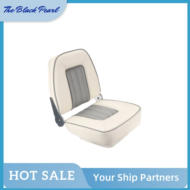 

Black Pearl Boat Ocean comforts BLACK/GRAY Deluxe Waterproof Fishing Captain Seat 1 PCS
