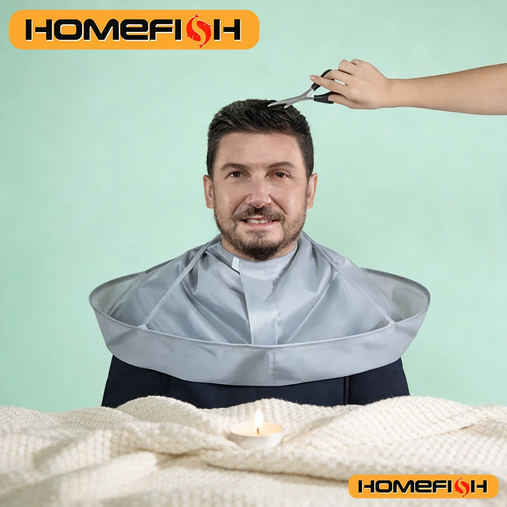 Multipurpose Hair-Styling and Shaving Protective Cape