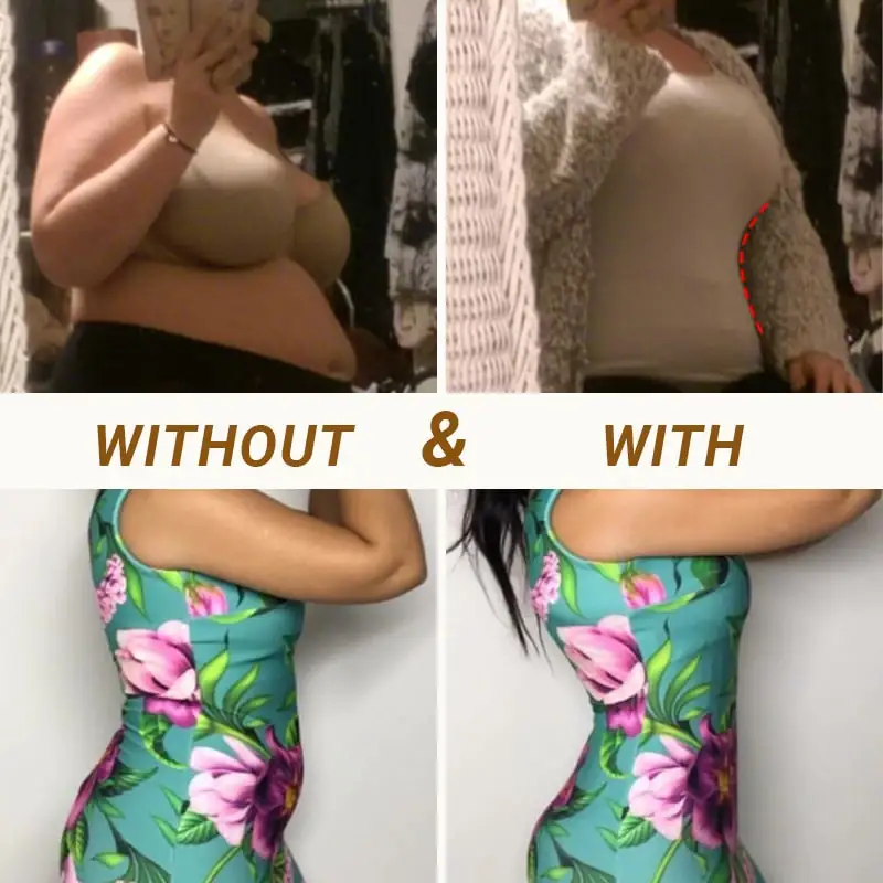 3-in-1 Waist Buttoned Bra Shapewear Seamless Shapewear for Women Women's Shapewear Snatch Bra - 3-in-1 Waist Trainer Bra Daily