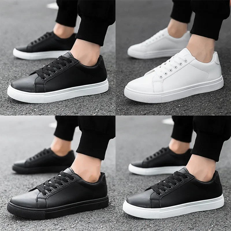 Men's Sneakers Classic Leather Casual Shoes Outdoor Sports Running Shoes for Men Light Walking Flats Luxury Tenis Shoes2025