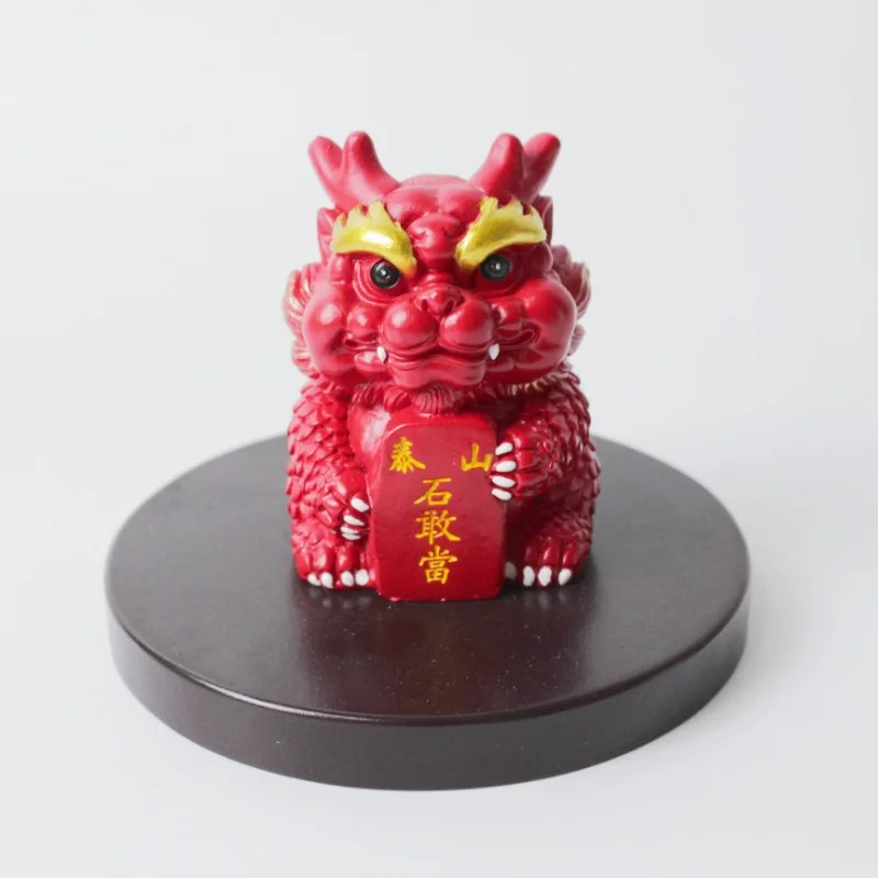 

Simulated Stone Lion Resin Ornaments for Home and Desktop Decoration