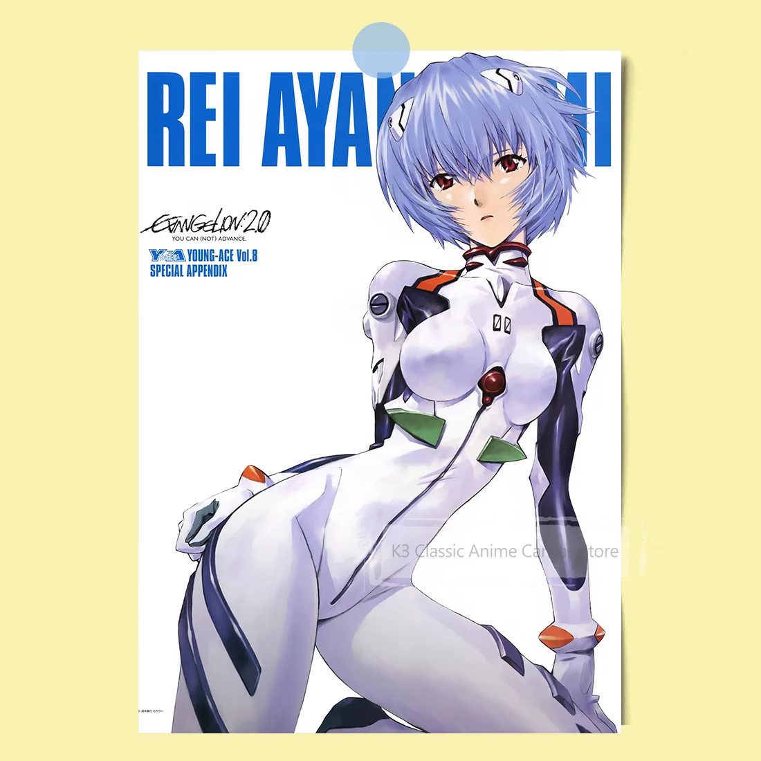 EVA New Century Evangelion Anime Poster – Premium Home Decoration Wall Art Featuring Iconic Characters