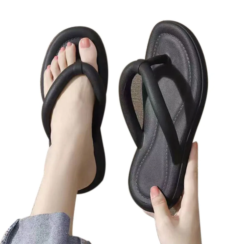 

Summer flip flops External wear flip-flops eva solid color lightweight simple non-slip beach AF02