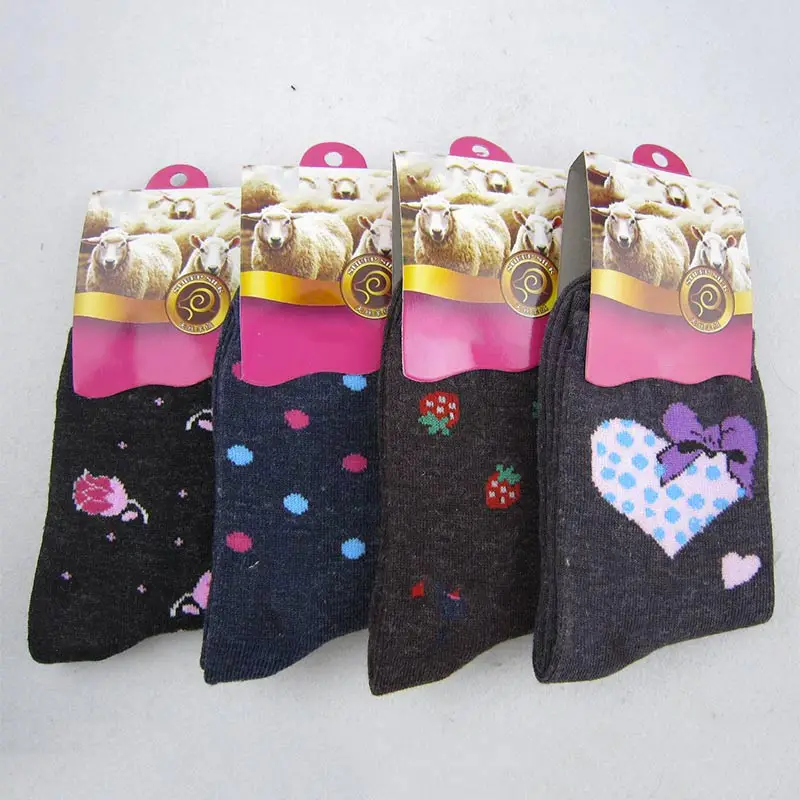 

12pcs=6pairs Women Wool Socks Factory Price Soft Warm Practical Durable Female Socks Women High Quality Winter Calcetines