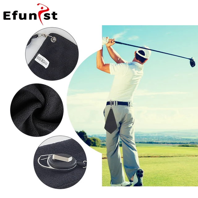 Golf Towel with Carabiner – Microfiber Cleaning Cloth 6
