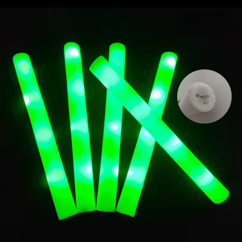 Cheer Tube Stick Glow Sticks Dark Light for Party Bulk Colorful Wedding  decoration Sticks Foam Stick RGB LED Glow - AliExpress