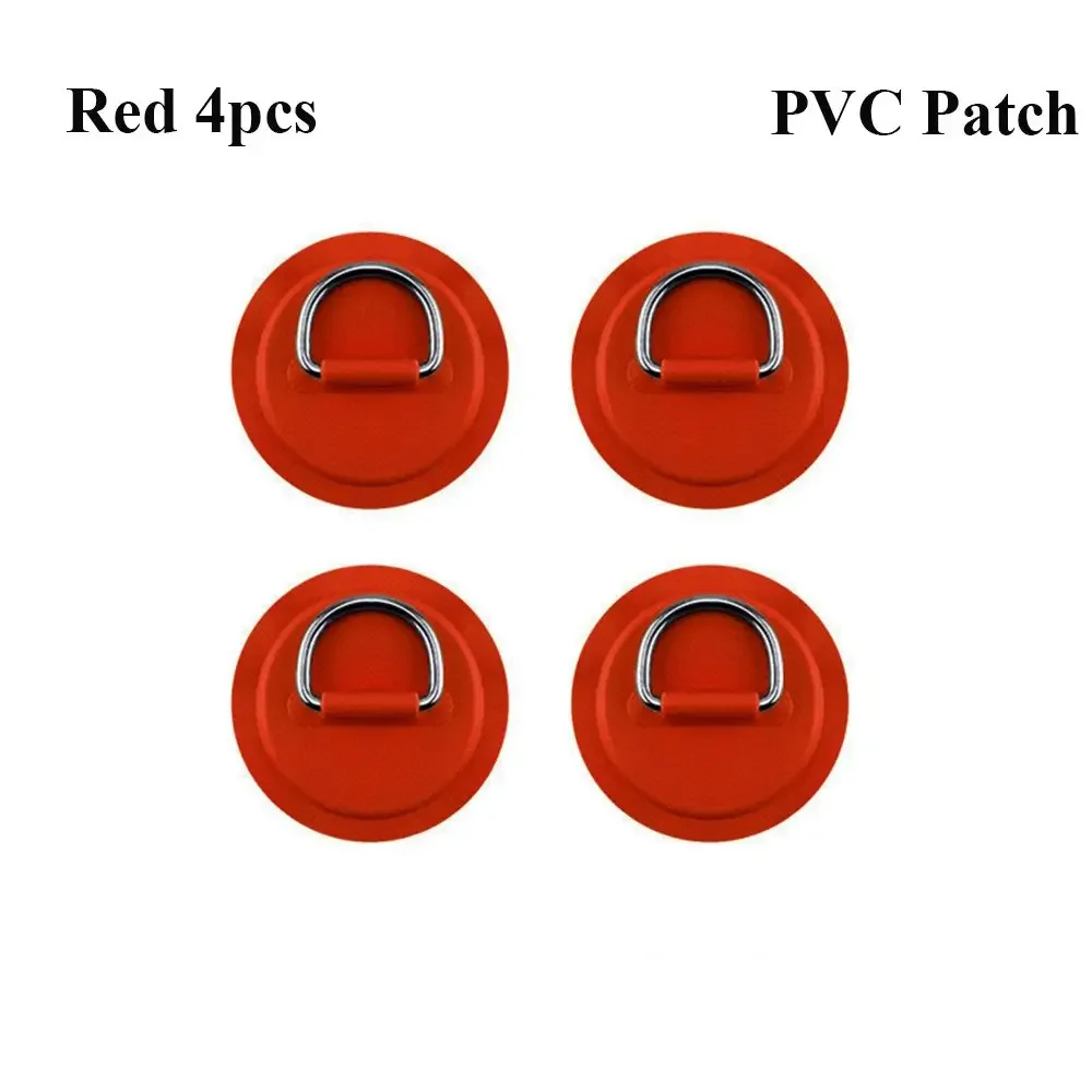 Surfboard Dinghy PVC Patch with Stainless Steel D-Ring and Bungee Rope Kit