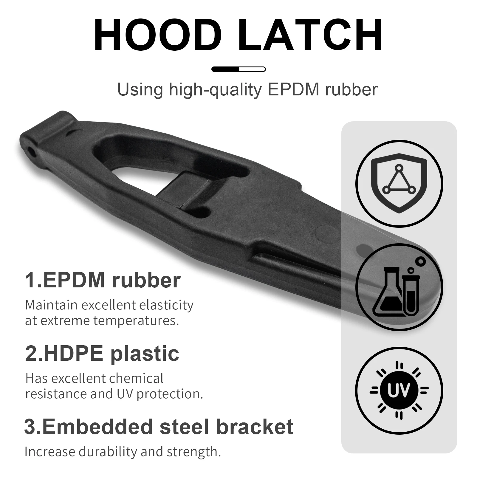 2PCS Hood Latch Base Fits For Peterbilt 357 367 377 378 379 388 389 L56-0001