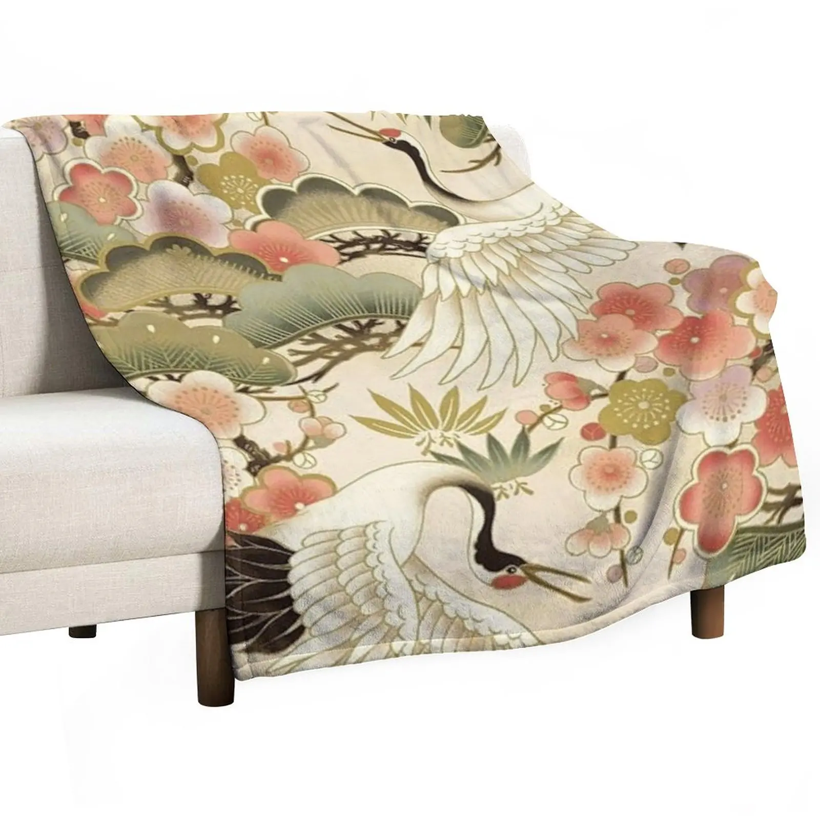 

Cranes World Throw Blanket Shaggy Blanket Thermal Blanket