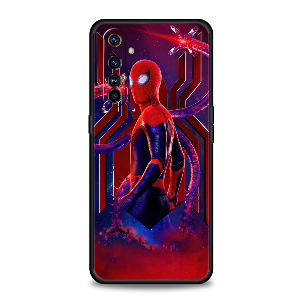 Marvel Spiderman Superhero Soft Phone Case For Oppo A12 A16 A74 A76 Find X5 A54 A53 A52 A15 Reno 6 7 SE Z A9 2020 Pro 5G Cover iphone se phone case