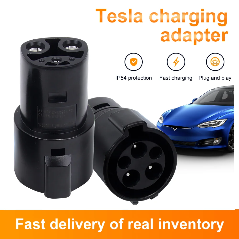 EV Charger Adapter Type1 J1772 to Tesla Model X Y 3 S for Electric