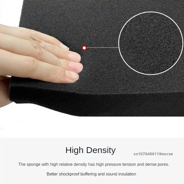 50x30cm High Density Foam Pad Toolbox Shock-Absorbing Sponge Sheet Hard Flight Case Shadow Foams Toolkit Tools Organizer 45x35cm 3