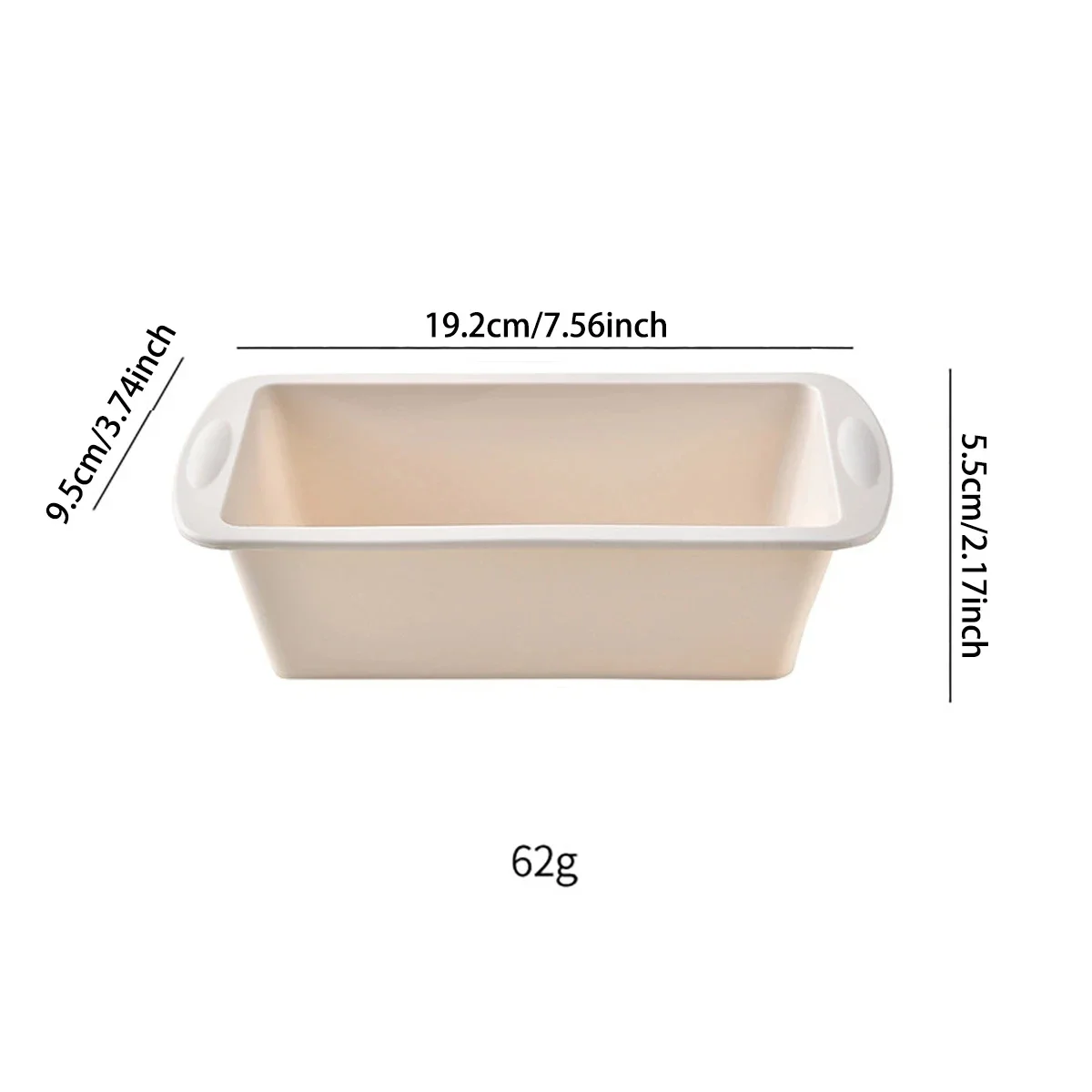 Silicone Nonstick Bread Loaf and Cake Mold - Kitchen Pastry Tool