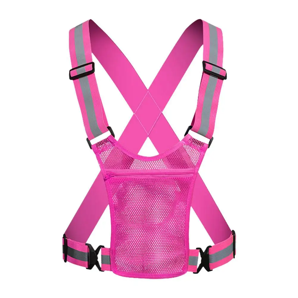 Description Picture 5 of itemCycling Reflective Vest High Visibility Safe Jacket For Night Riding Running Jogging Cycling Motorcycle Outdoor Sports Waistcoat