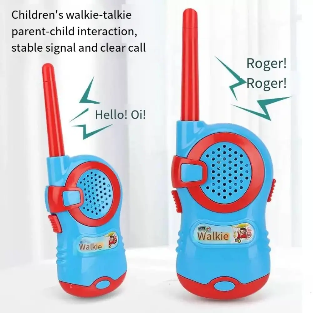 Kids Walkie Talkies For Children, Boys Girls Toys, Long Range Mini Cartoon Handheld Electronic Two-Way Radios 2Pack