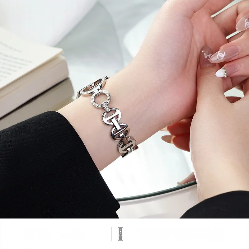 Leyu- ð Ʈ Iwatch7/8   ð Ultra6/5/4 ݼ ̾Ƹ Ŭ η ƿ , Ins Ÿ  ü 41/45mm